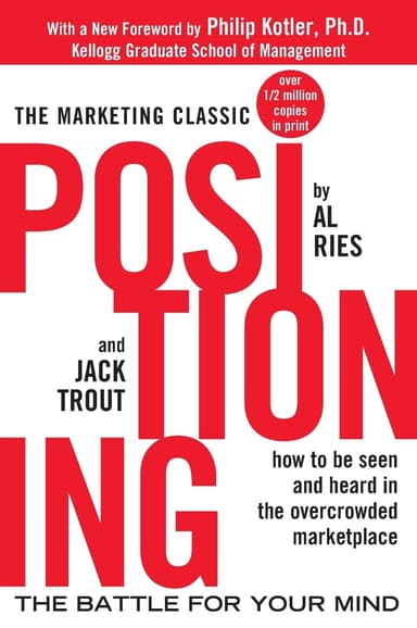Cover of Positioning: The Battle for Your Mind